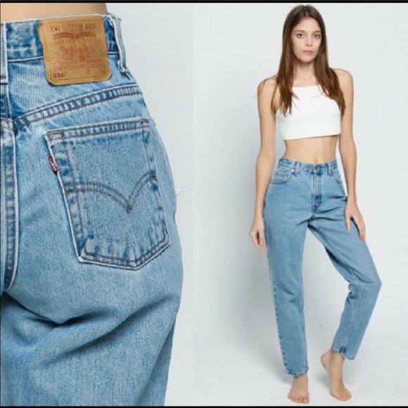 Levi's Denim - Levi’s Vintage USA 550 Hi Rise Relaxed Tapered 12S